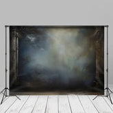 Vage Blau Alt Meister Wand Porträt Studio Hintergrund